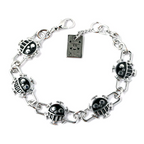 Pirate heart bracelet